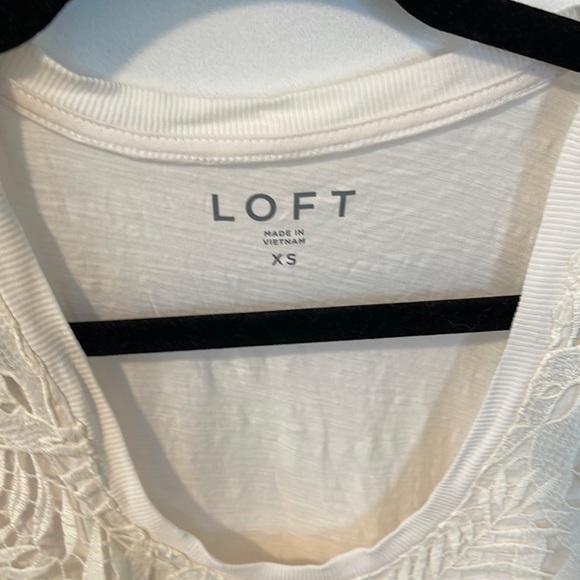 NWOT Loft lace tank - x- small - Picture 2 of 6